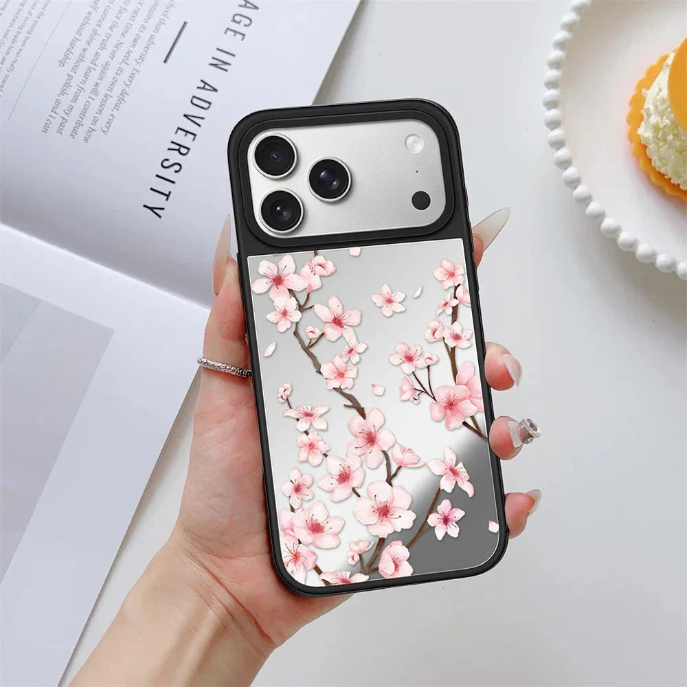 6090122 Mirror Surface Magnetic Phone Case Cover for IPhone 13 14 15 16 17 18 Pro Max Case Multicolor Quake