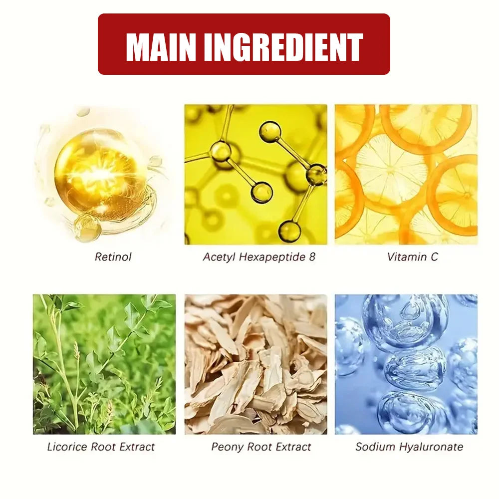 Retinol Face Cream Anti-wrinkle Hyaluronic Acid Moisturizing Anti-aging Moisturizing Brightening Skin Cosmetics Repair Collagen Quake