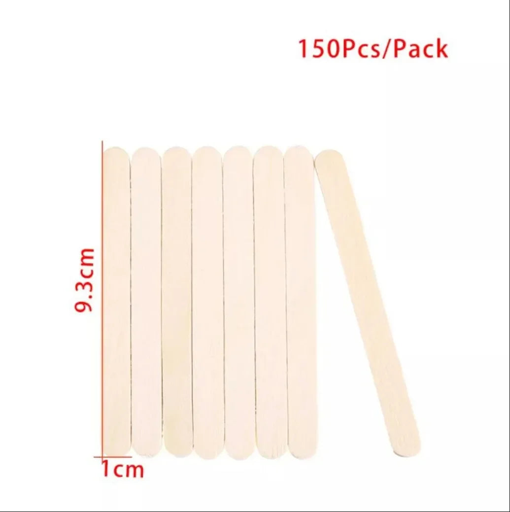 Resin Cream Stick 50/100/150Pcs Tool Epoxy Stirring Stick Popsicle Ice Handmade DIY Resin Mold Wood Ice Pop Sticks Making Tools Quake 93mm 150Pcs