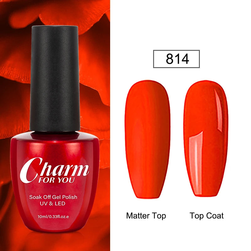 23 Color Gel Nail Polish 3 IN 1 One Step Summer Color Gel Varnish Semi Permanent UV/LED Soak Off Manicure Nail Art Gel Lacquer Quake 814