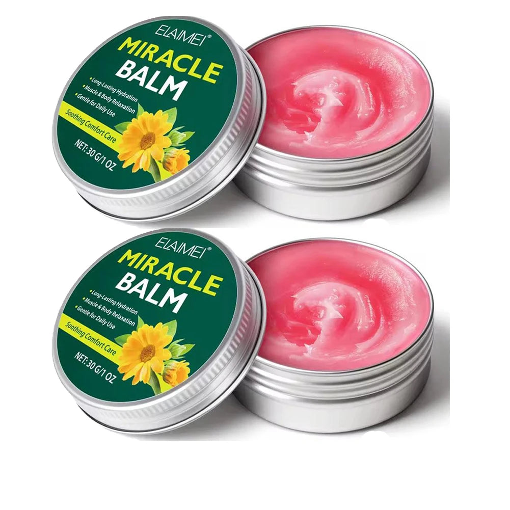 Soothing Moisturizer Miracle Balm for Swollen Legs, Relaxed and Comfortable, Soothing Joint Cream for Back, Hands, Feet and Body Quake 30g X2