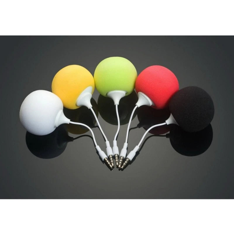 Mini Portable Travel Aux-Speaker Cute Ball Audio Speaker Wired- with 3.5mm Headphone Jack Gift for Classmates Besties K1KF Quake