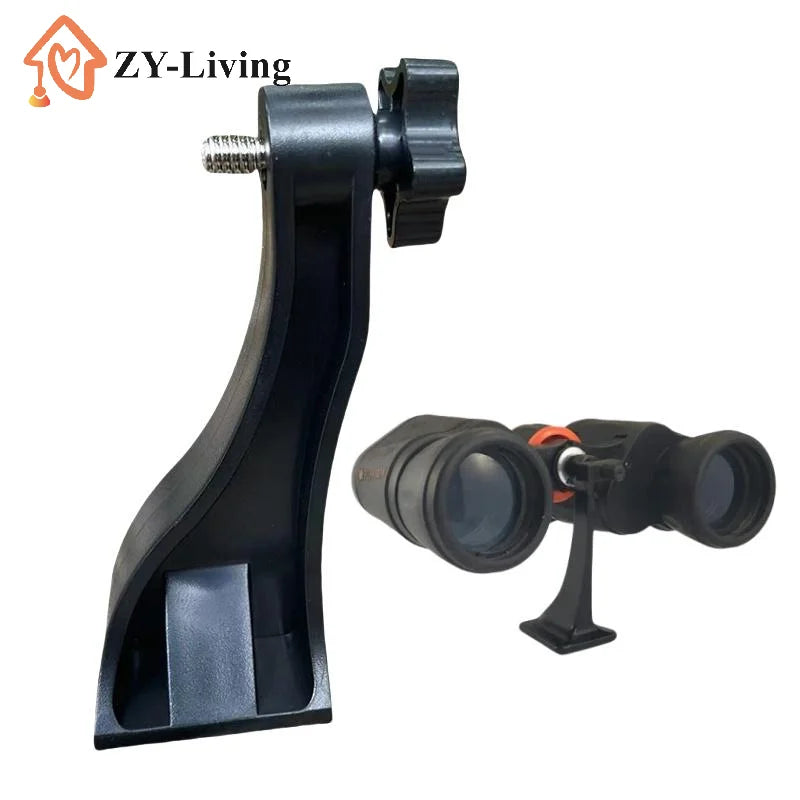1PCS Mount Bracket Fully Metal Binocular Tripod Adapter Converter For Bino-Telescope Tripod Connector Quake