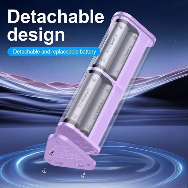 Detachable 6 Slot 21700 Battery Powerbanks With LCD Screen And Double USB Outputs For Fast Charging K1KF Quake