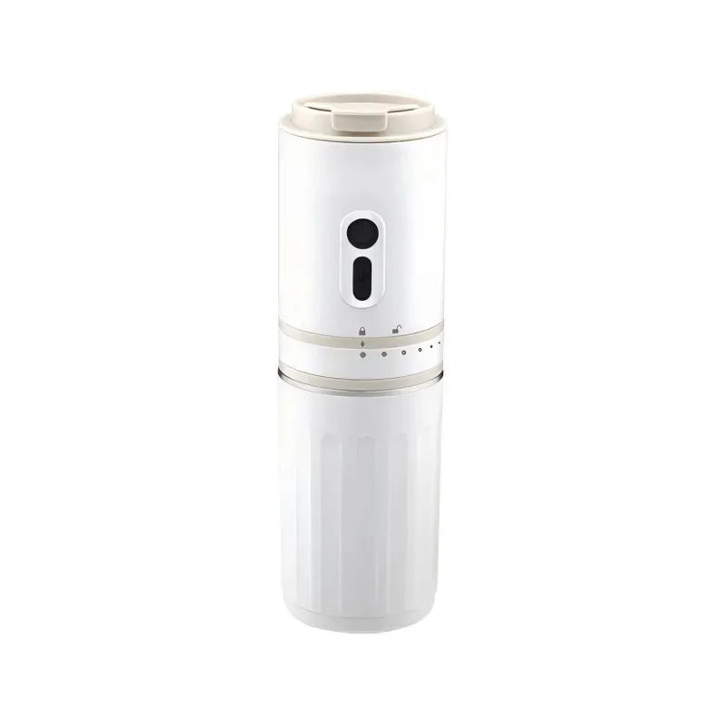 All-in-One Coffee Maker Travel-Friendly Handheld Espresso Machine with Built-in Grinder Mini Pour over Cup for Home And Outdoor Quake