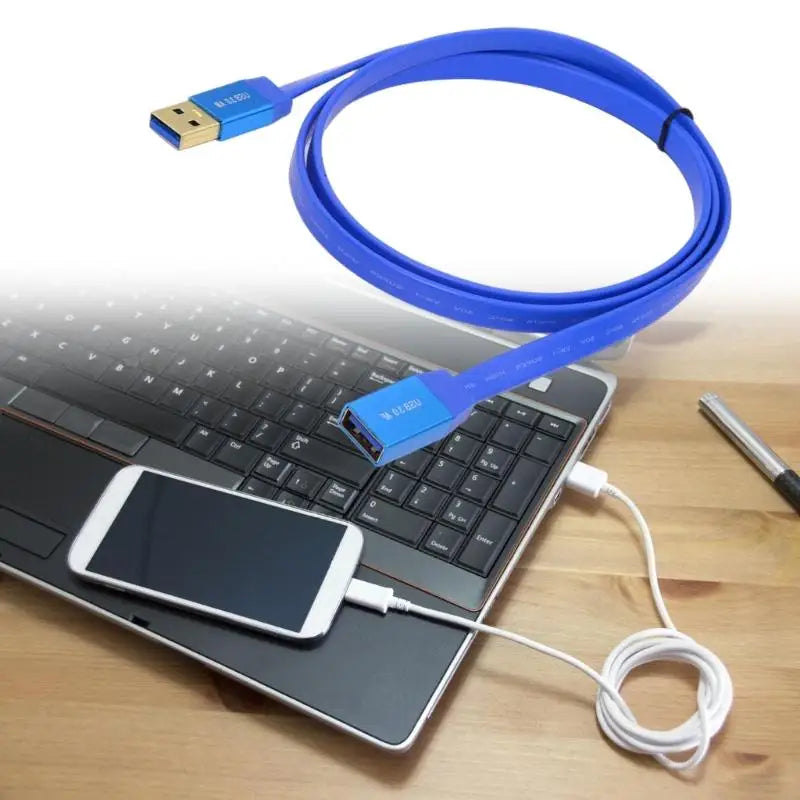 USB Extension Cable Male to Female Data Sync USB Extender Cord 5Gbps Fast Speed K1KF Quake