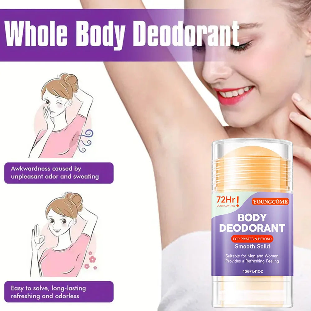 Body Deodorant For Priates & Beyond Smooth Solld Suitable For Provides A Refreshing Feeling Stay Fresh Fade Body Odor Quake