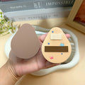 Puff Base Makeup Tool Concealer Marshmallow Puff Foundation Special Blush Setting Portable Dry and Wet Use Quake Dolphin yellow 1Pc