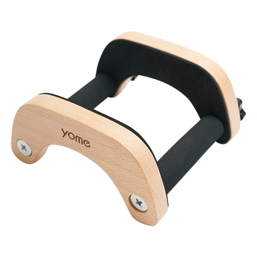 Portable Beechwood Ukulele Stand with Sponge Padding Wood Floor Ukulele Holder for Concerts and School Music Programs Quake Beechwood