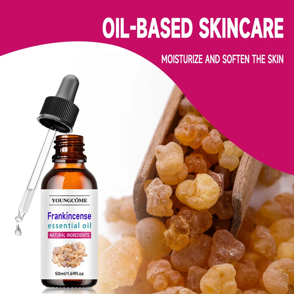 Frankincense Essential Oil Silky Smooth Hair Moisturizes and Softens Hair, Hair Care Essential Oil Prevents Improves Hair Loss Quake