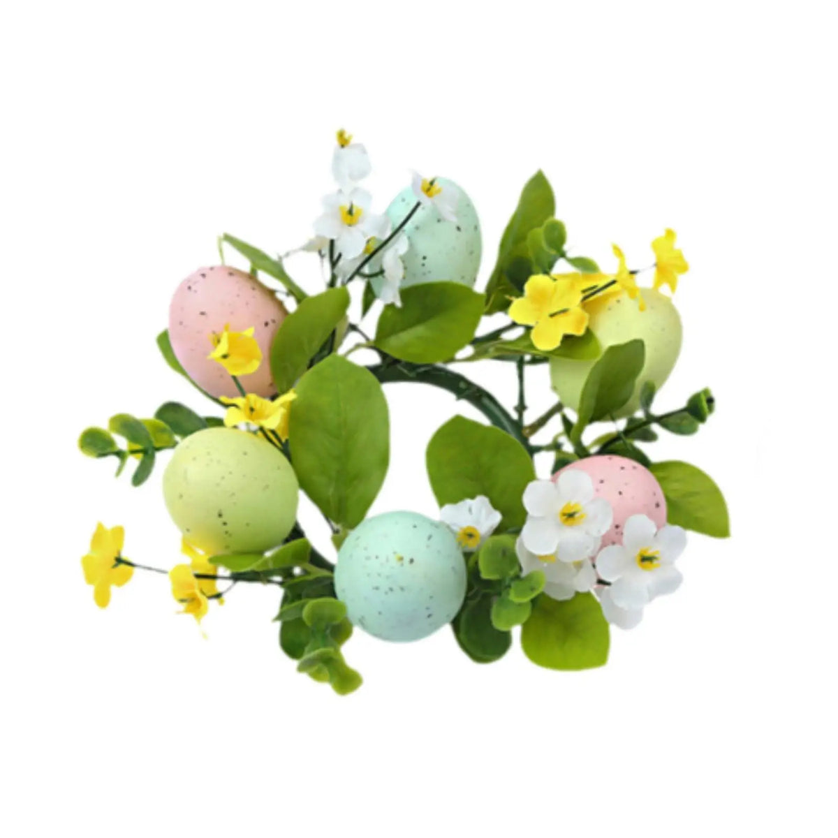Small Christmas Candle Wreath Home Furnishing Xmas Gift Creative Artificial Centerpiece for Indoor Wedding Party Farmhouse Decor Quake Style A