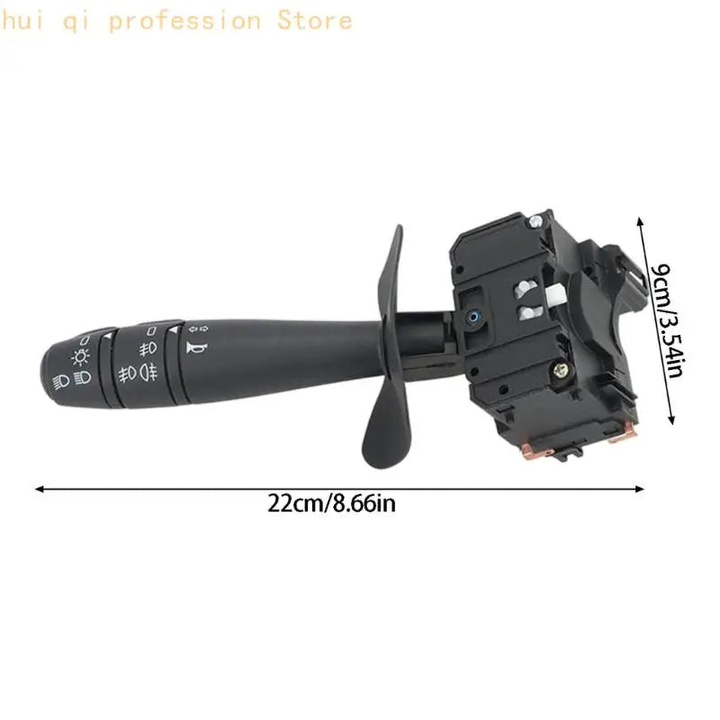 Steering Column Headlight Turn Stalk Assembly, 6001551361 Light and Horn Control Unit with Black ABS Housing for Vehicle Quake