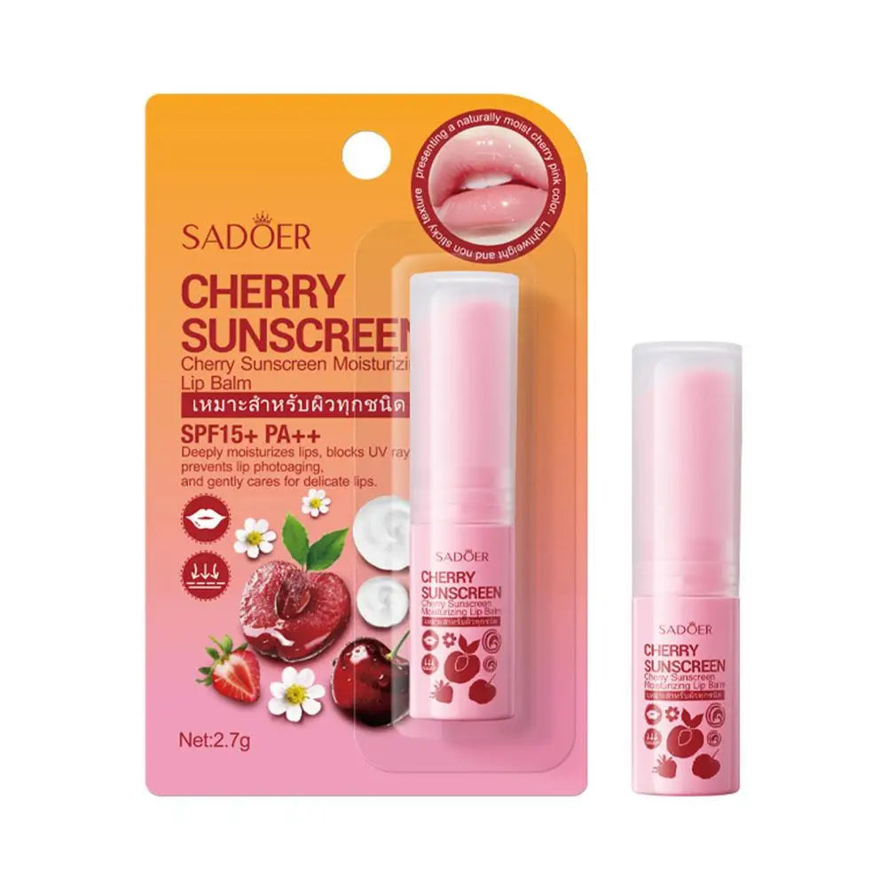 Honey Peach Sandwich Warm Changing Water Lipstick Moisturizing Warm Changing Lipstick 2.5g Quake 1pcs
