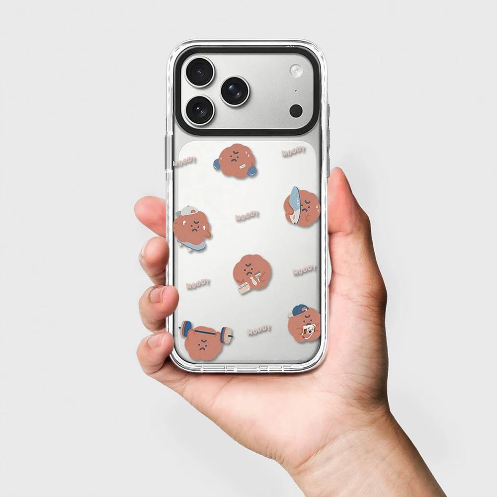 6082526 White Border Magnetic Phone Case Cover for IPhone 12 13 14 15 16 17 18 Pro Max Case Quake