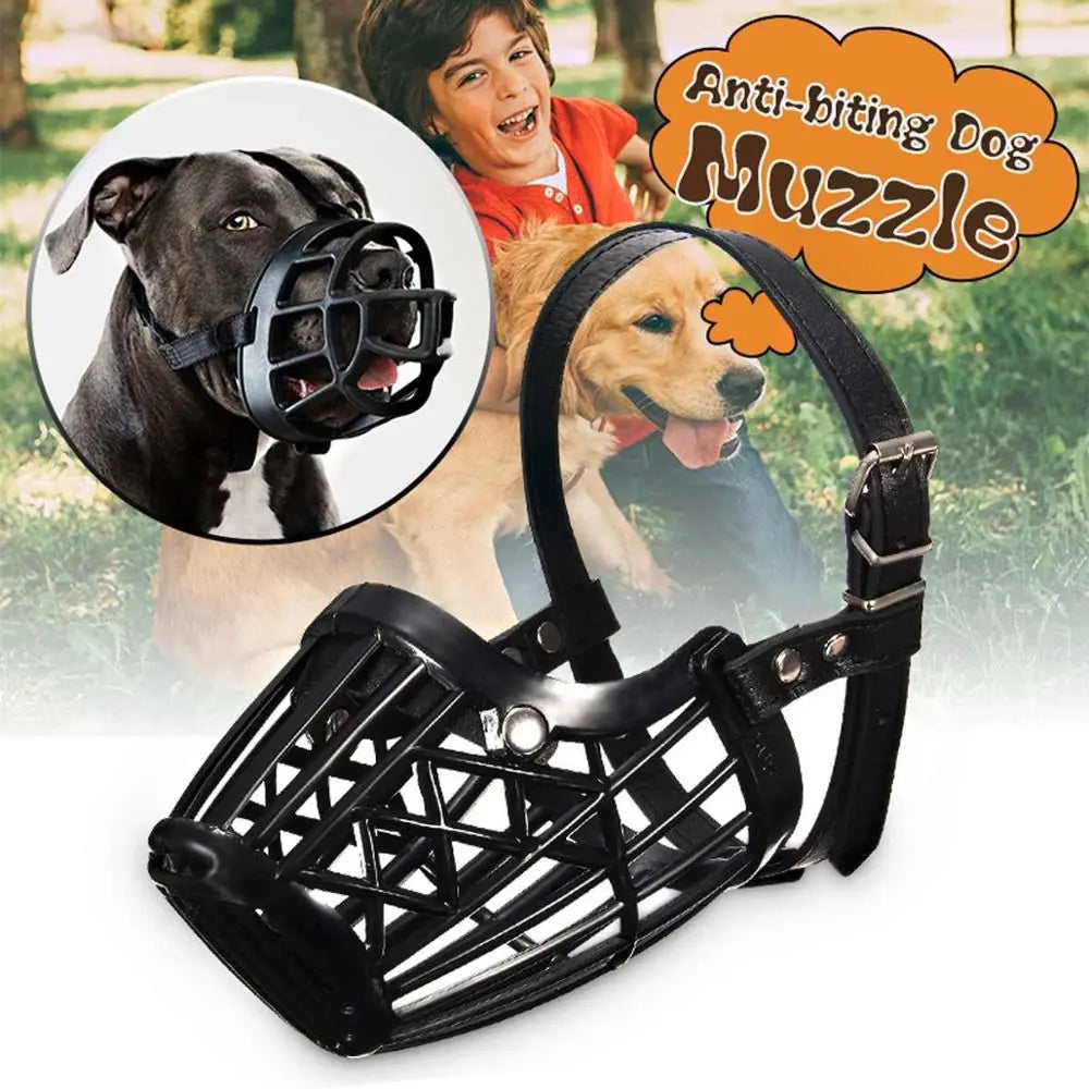 Prevention Anti Miseating Adjustable Nozzle slipcover Dog Bark Arrester Soft Plastic Dog Mouth Cover Quake