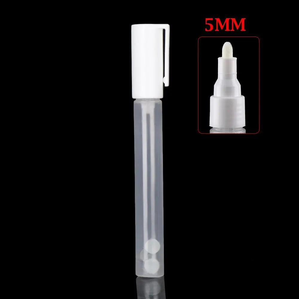 Refillable ink Transparent Barrels Tube Graffiti Pens Paint Pen Accessories Liquid Chalk Marker Empty Rod Quake 5mm