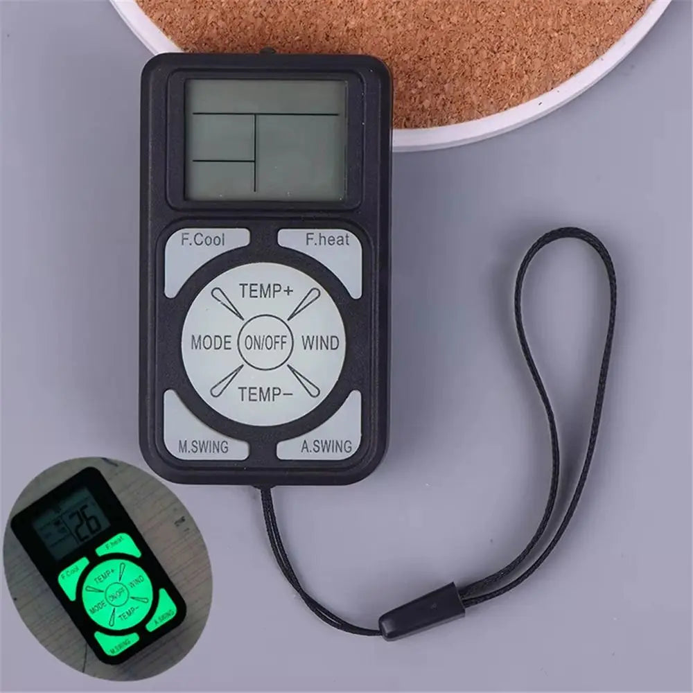 Universal A/C Remote Control Mini With Fluorescent Buttons Air Conditioner Remote Control Remote Control Panel Quake