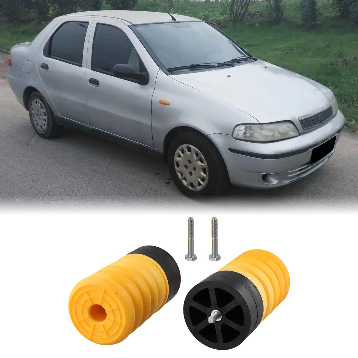For Jumper Rear Air Helper Spring Kit Black High Universality Fitment Non-deformation Feature Practical Design Quake