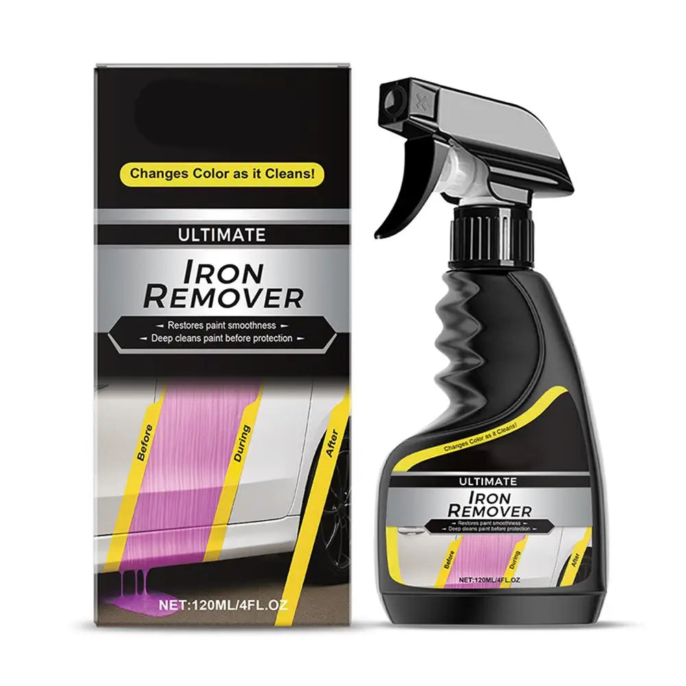 Professional Rust Dissolver for Cars, Alloy Wheel Cleaner & Brake Dust Remover, Metal Surface Treatment for Rust Stain Removal Quake 120ml