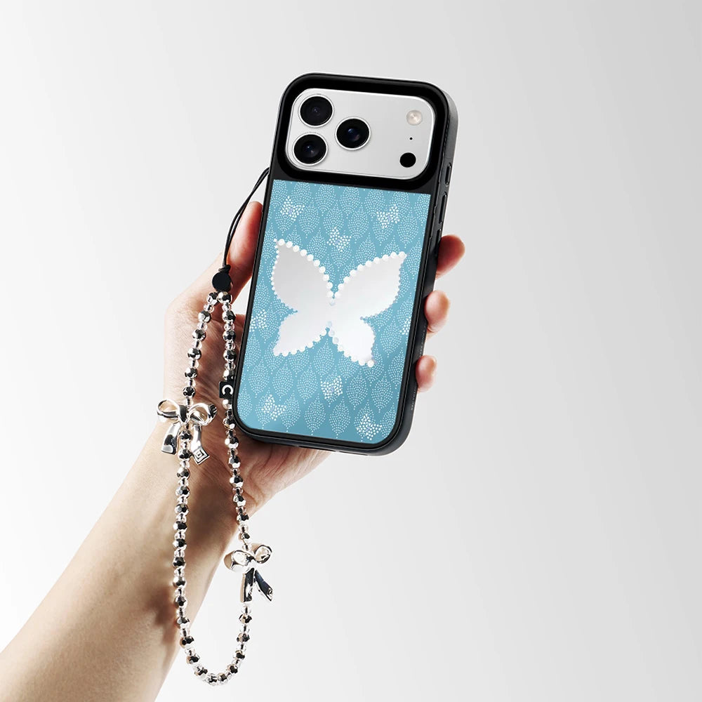 6090729 Mirror Surface Magnetic Phone Case Cover for IPhone 13 14 15 16 17 18 Pro Max Case Quake