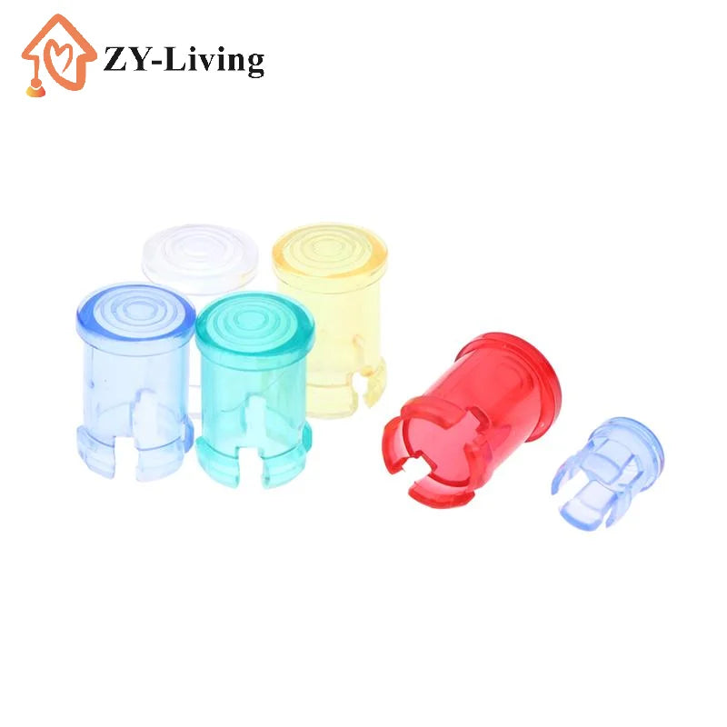 20Pcs/lot 3MM 5MM LED Light Emitting Diode Lampshade Light Guide Light Guide Cap Protective Cover Led Transparent Lamp Caps Quake