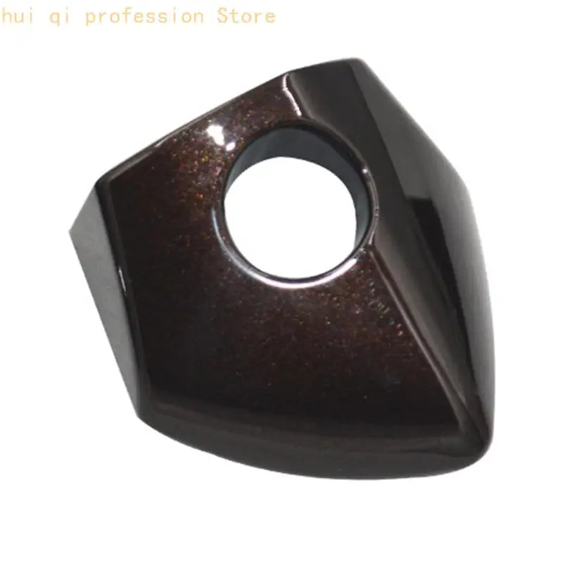 Left Front Lock Cover for Trumpchi GS5 Super, ABS Door Handle Trim Cap H8WE Quake mocha brown CN