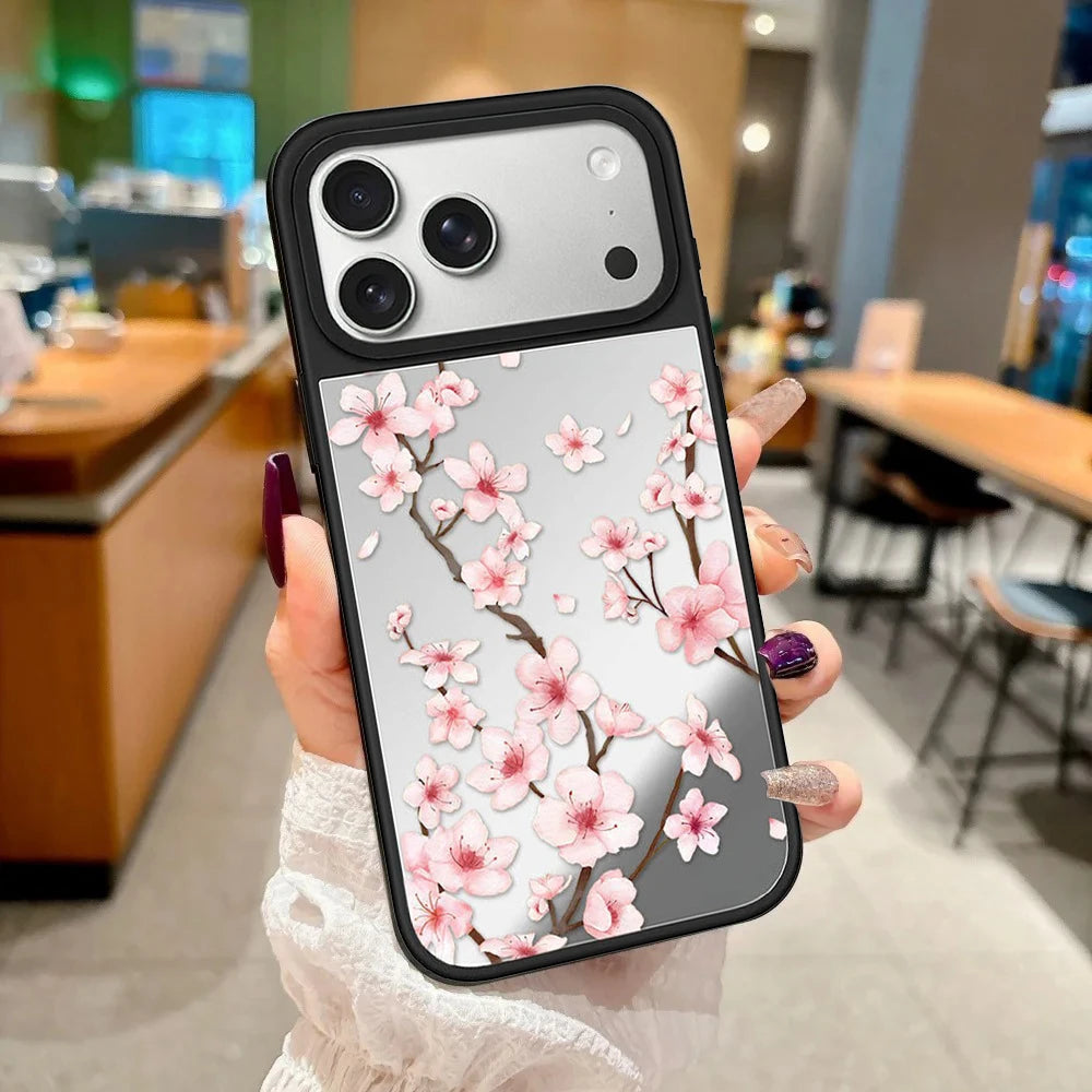 6090122 Mirror Surface Magnetic Phone Case Cover for IPhone 13 14 15 16 17 18 Pro Max Case Multicolor Quake