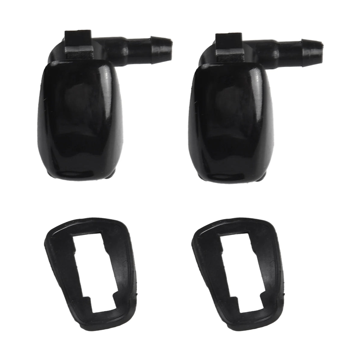 2x Car Front Windscreen Wiper Washer Nozzles Jet Fit For Mazda 3 5 6 BK GG1 BN8V-67-510 Auto Front Windshield Wiper Nozzles Quake