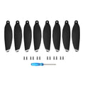 Low Noise For Dji MAVIC Mini 2/SE Props Wing Fans Paddle Wing Accessories Propeller Quake Silver-2 pairs