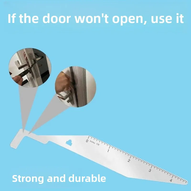 1pcs Emergency Door Lock Opening Tool Professional Locksmith Tool for Emergency Access Multi-functional Lever Quake