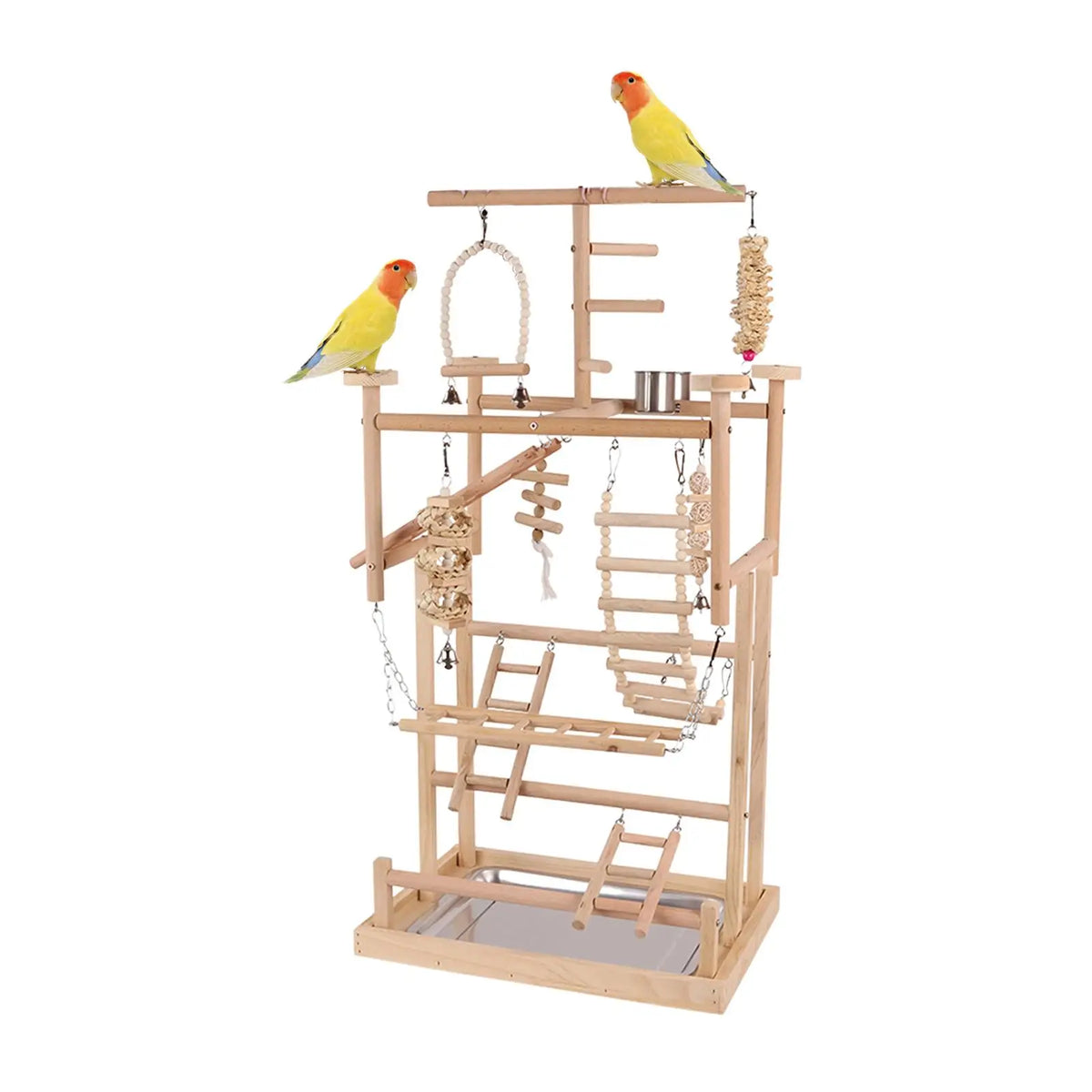 Bird Playground Playpen Bird Play Stand for Bluebirds Hummingbird Finches Quake