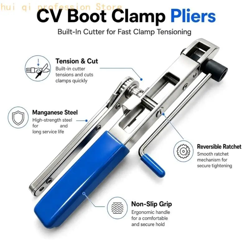 202 mm Manual Tool Joint Boot Clamp Pliers for Ear Clamp Tightening Service Work H8WE Quake