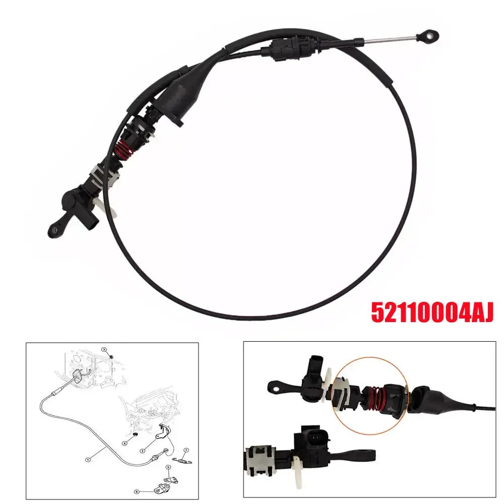 52110004AJ 174CM For Dodge Durango Dakota 2002 20023 Transmission Shift Shifter Control Cable Replacement Accessories Auto Car Quake Default Title