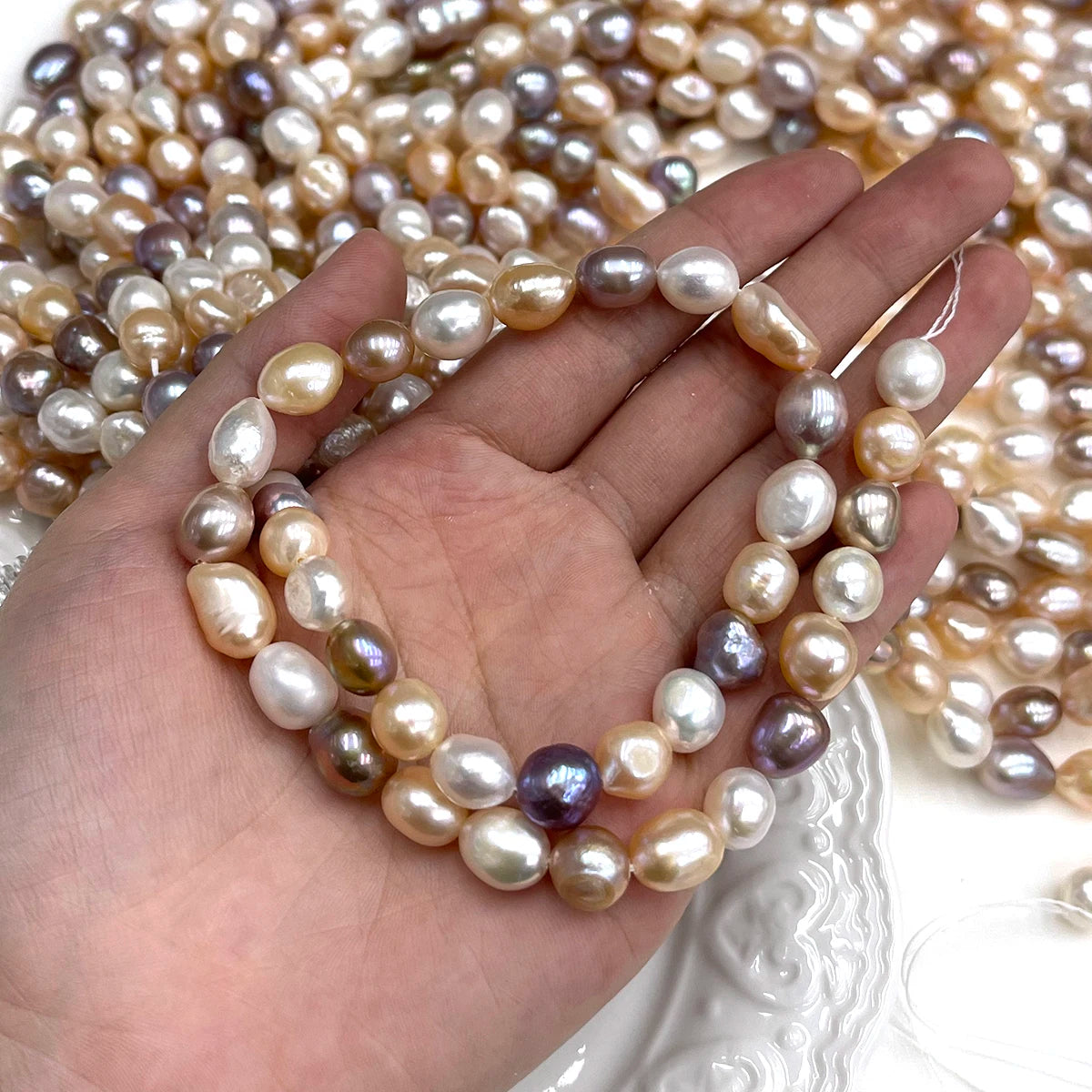 Rainbow Isolation Pearl Natural Freshwater Irregular Pearl For Jewelry Making DIY Necklace Bracelet Chains Accessory Quake