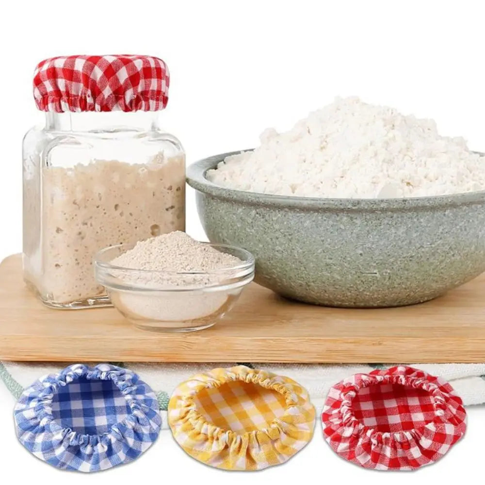 1PC Cotton Cloth Fermentation Bottle Cover Portable Reusable Fermentation Cheese Fabric Lids Multifunction Dust Cover Quake