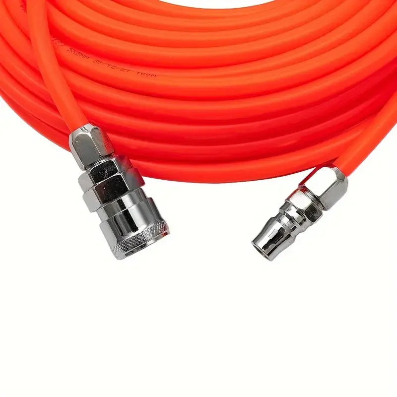 PE (Polyethylene) Air Compressor Hose with Quick Connect Couplings, Universal Thread Standard for Europe and America, Quake