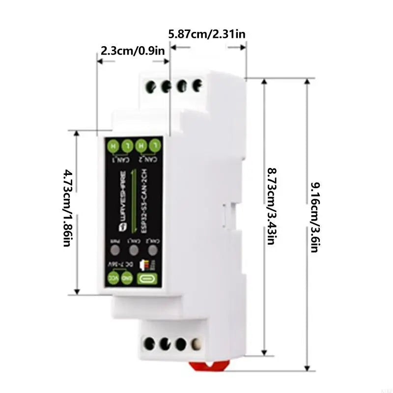 S3R8 Two-Channel CAN Controller with 2 Isolated CAN Lines, CAN 2.0A/2.0B Support and Communication Rates Up to 1 Mbps K1KF Quake