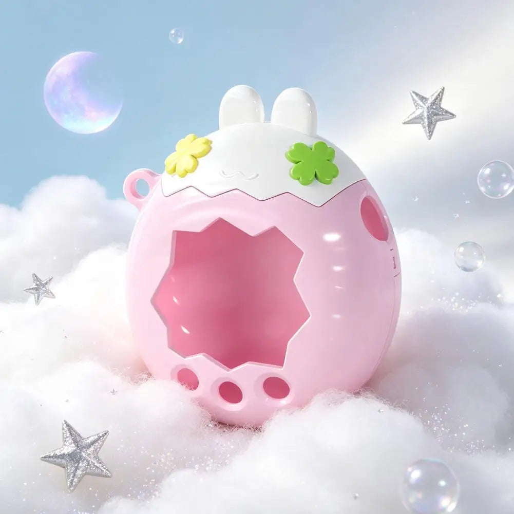 For Tamagotchi Paradise Case Flexible Silicone Splash Resistant Protective Shell Bunny Ears Flower Clover Cute Accessory Quake