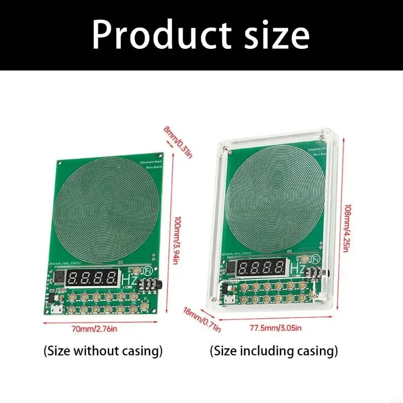 Generator Board, 0.1Hz-100000Hz Variable Module with Digital Display, USB Input and 3.5Mm Output Connection K1KF Quake