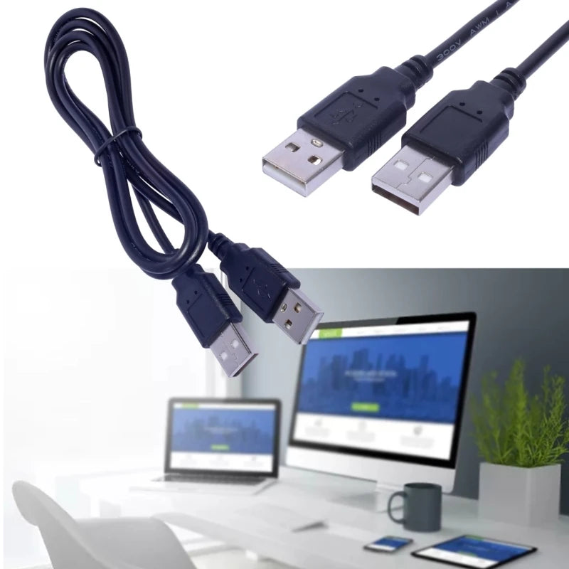 Versatile USB Extension Cable USB A to A Male to Male Cable Extender Cord 5V3A Power Cable Only for Chargings 100cm K1KF Quake Default Title