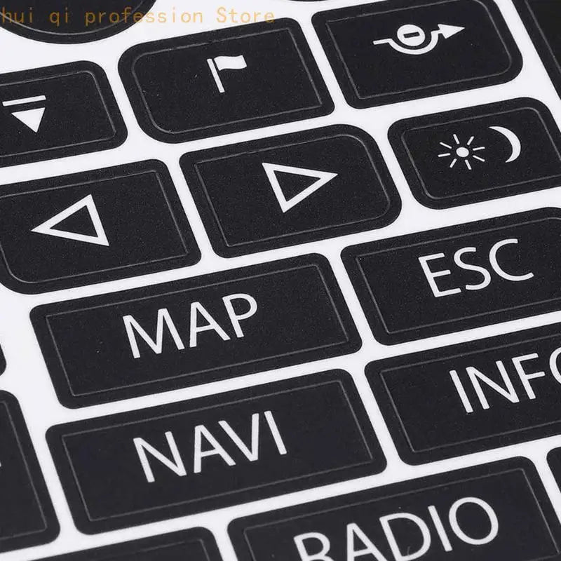 Light Permeable Control Panel Stickers Decal For Automotive Switches Maintenance H8WE Quake