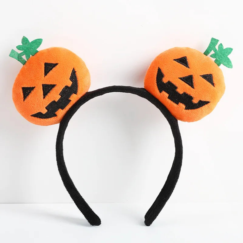 Cute Devil Doll Headband Halloween Party New Funny Pumpkin Headband Hair Accessories Hair Hoop Quake 2