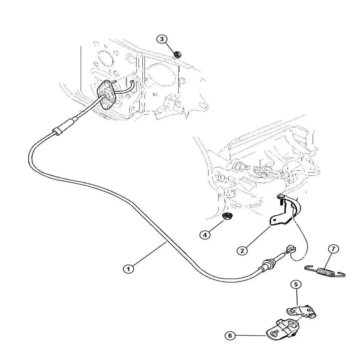 52110004AJ 174CM For Dodge Durango Dakota 2002 20023 Transmission Shift Shifter Control Cable Replacement Accessories Auto Car Quake