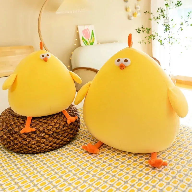 Funny Fat Chicken Dog Toy Soft Plush Simulation Cute Stuffed Animal for Dog Chewing Playing Ideal Festival Gift for Pet Owners Quake