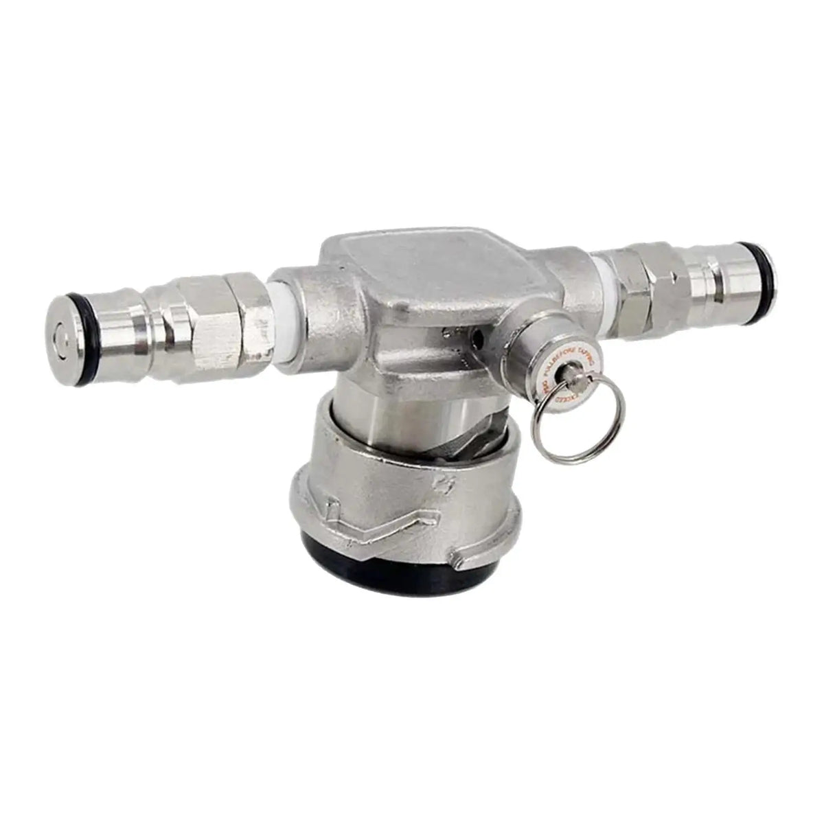 Beer Low Profile Keg Coupler with Ball Lock Easy Connection Gas Beer Post Home Quake