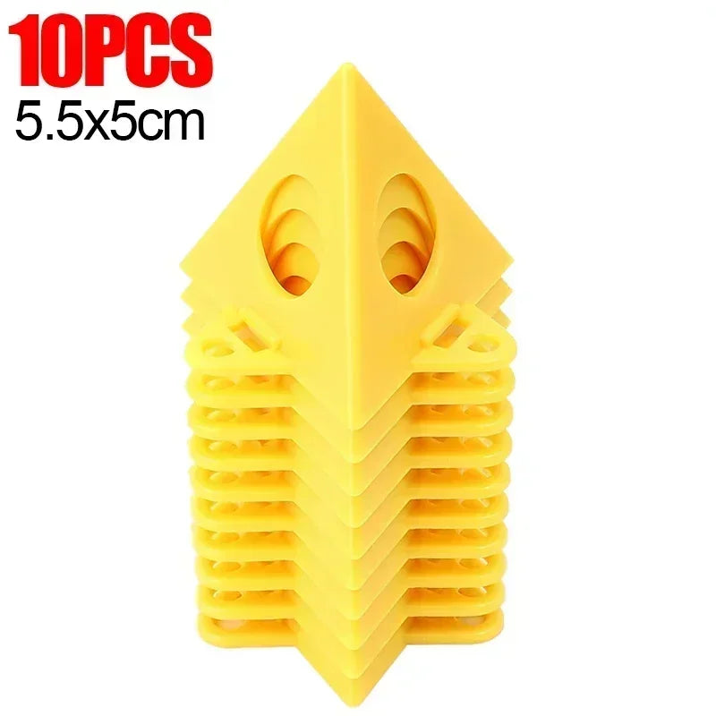 60/10PCS Mini Cone Paint Pyramid Stands Triangle Support Frame Woodworking Tripod Spray Painting Brackets Block Auxiliary Tools Quake 10PCS