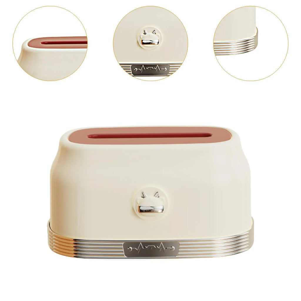 Facial Tissue Box Napkin Paper Holder Internal Paper Facial Storage Box for Quake