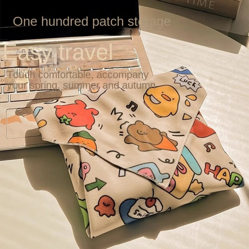 Reusable Folding Cosmetic Bag Wrap Around Pouch Photographic Equipment Accessories Camera Protective Cover 2 Size Quake