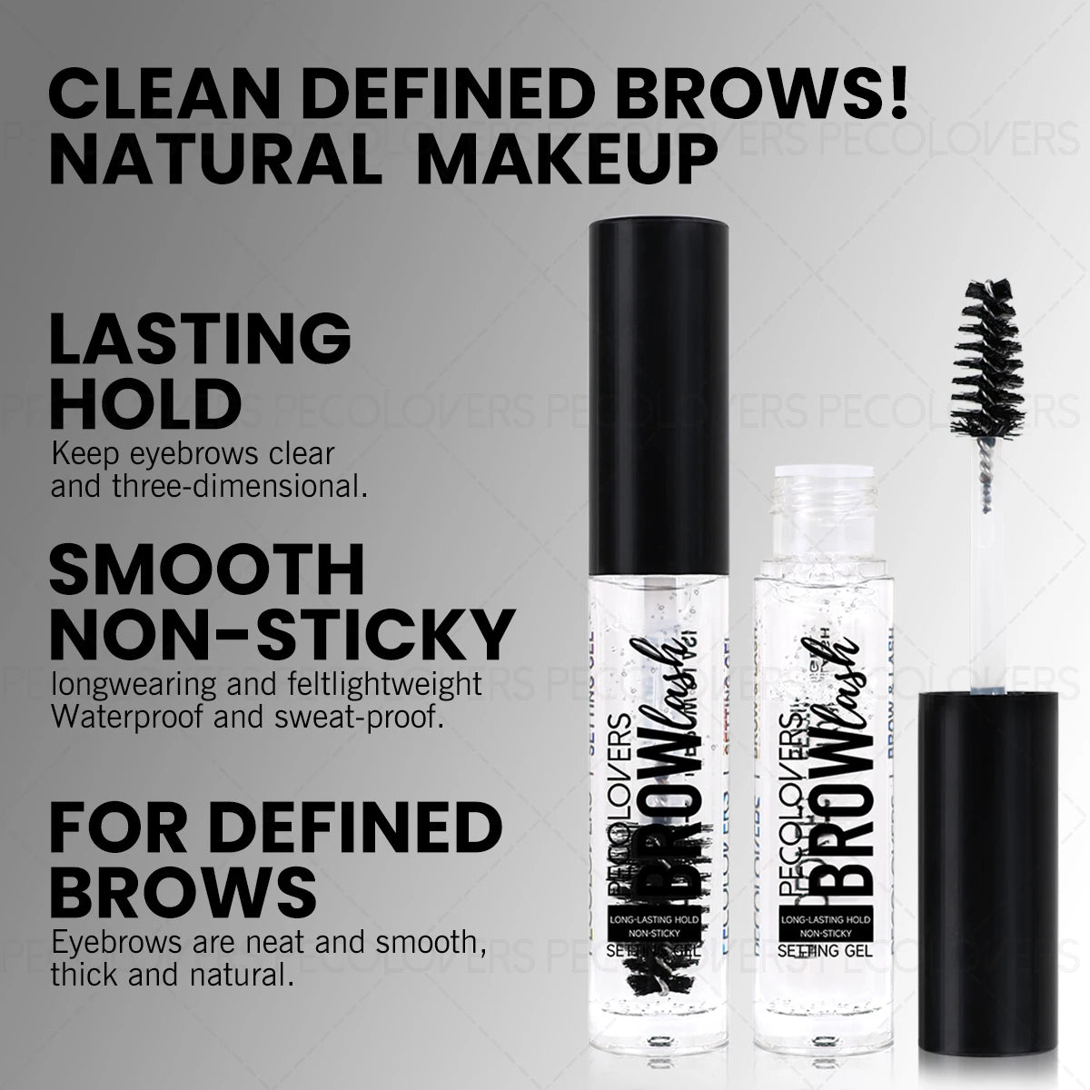 Long-lasting Waterproof Eyebrow Styling Soap, Transparen Eyebrow Gel with Brush, Natural Eyebrows Styles, Quick Onset and Drying Quake
