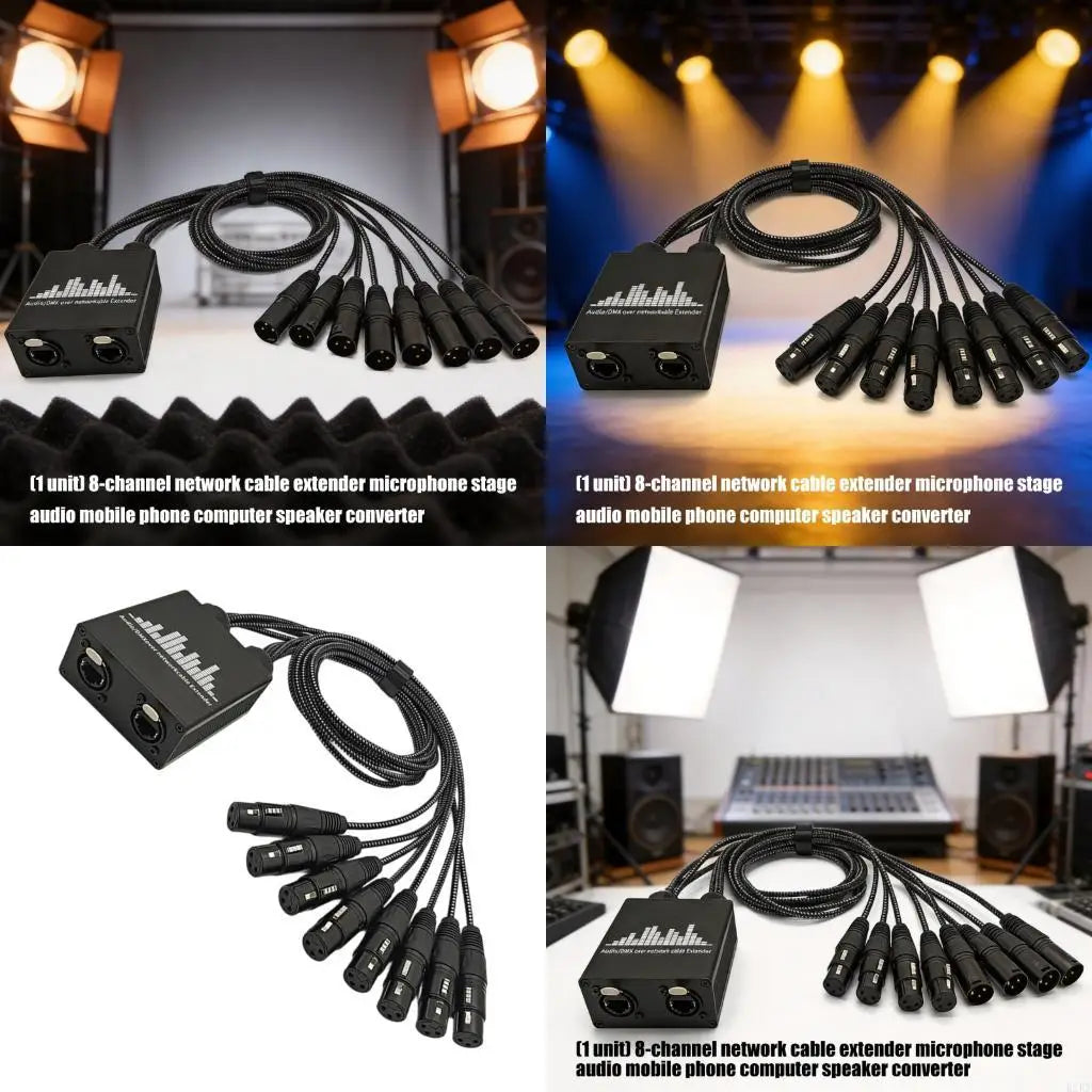 MultiDevice 8Way Networks Sound Extender for Microphone Stage Speakers 70Cm K1KF Quake
